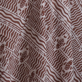 Kutch Hand Block Batik Print Pure Cotton Fabric 29