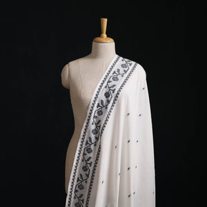 White - Prewashed Cotton Jacquard Fabric 53