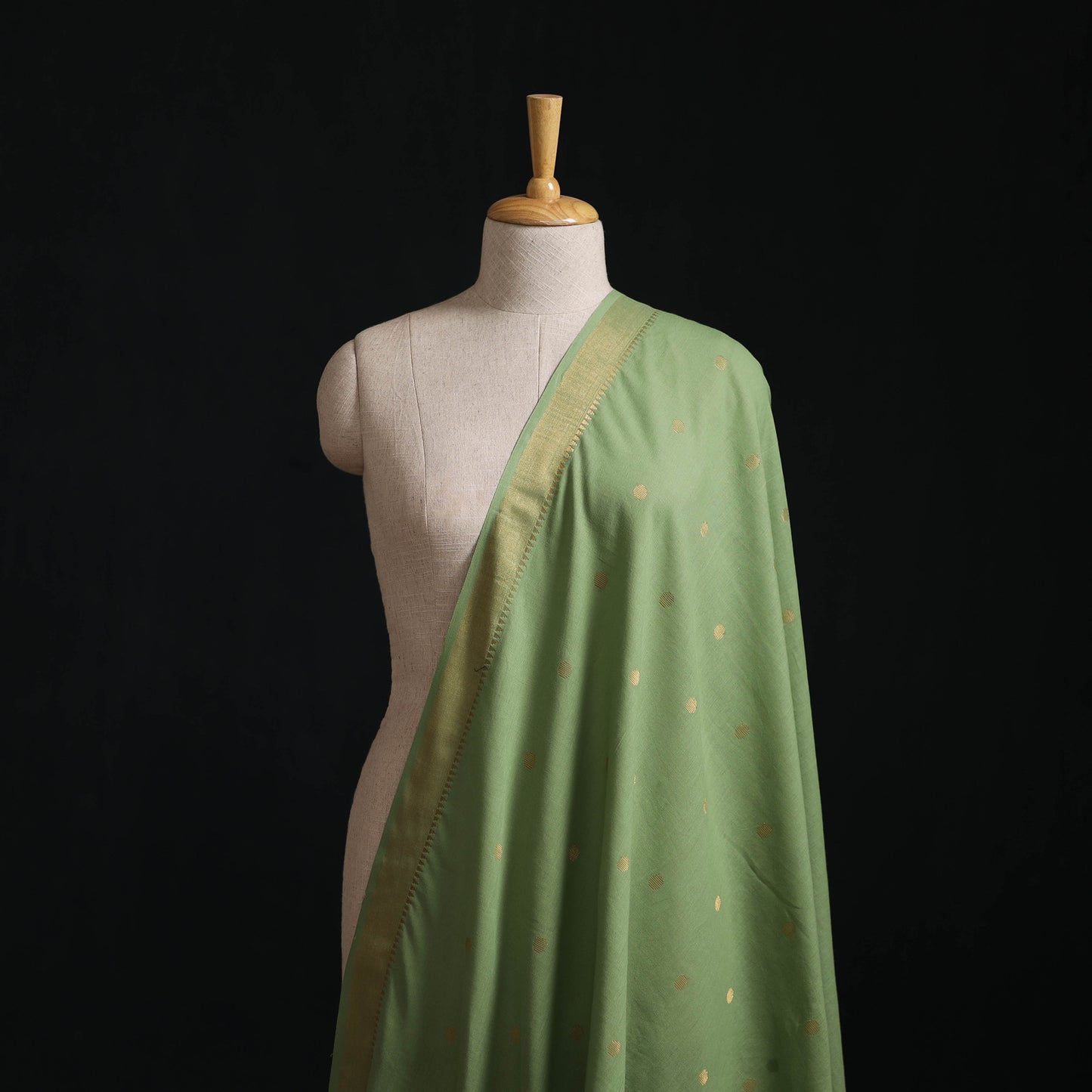Prewashed Cotton Zari Buti Jacquard Fabric 02