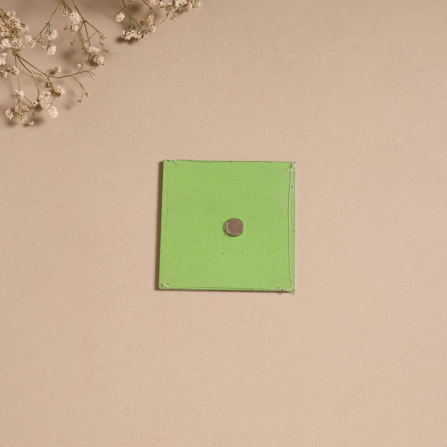 Kerala mural handpainted wooden fridge magnet 08