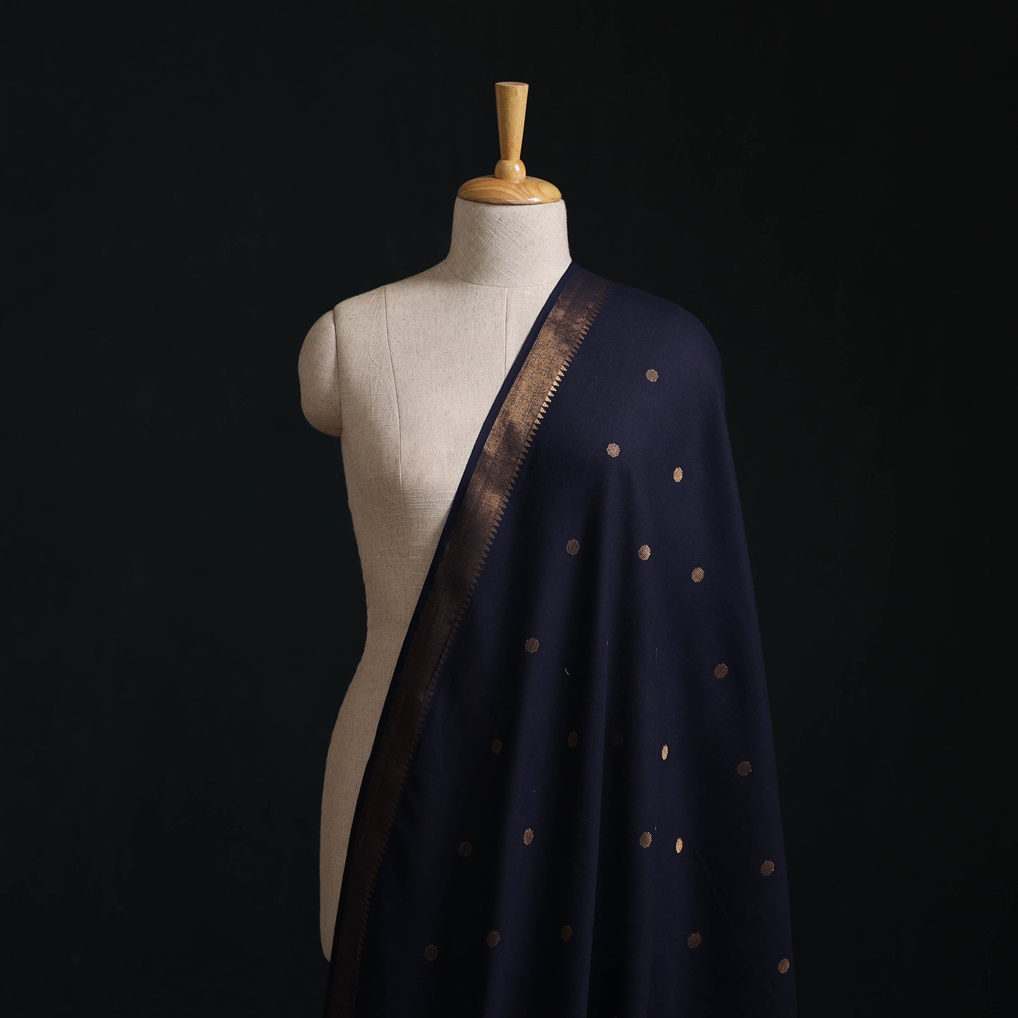 Prewashed Cotton Zari Buti Jacquard Fabric 08