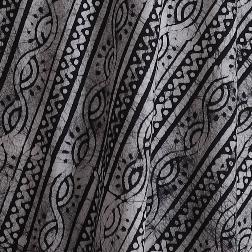 Kutch Hand Block Batik Print Pure Cotton Fabric 30