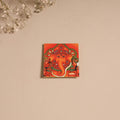 Kerala mural handpainted wooden fridge magnet 13