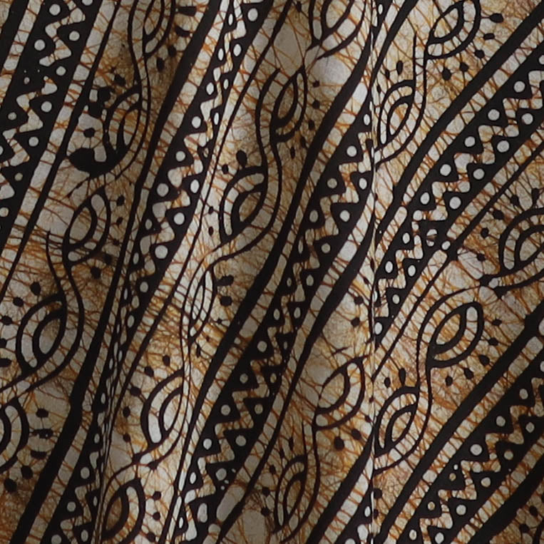 Kutch Hand Block Batik Print Pure Cotton Fabric 36