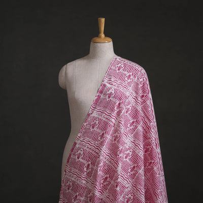 Kutch Hand Block Batik Print Pure Cotton Fabric 38
