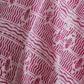 Kutch Hand Block Batik Print Pure Cotton Fabric 38