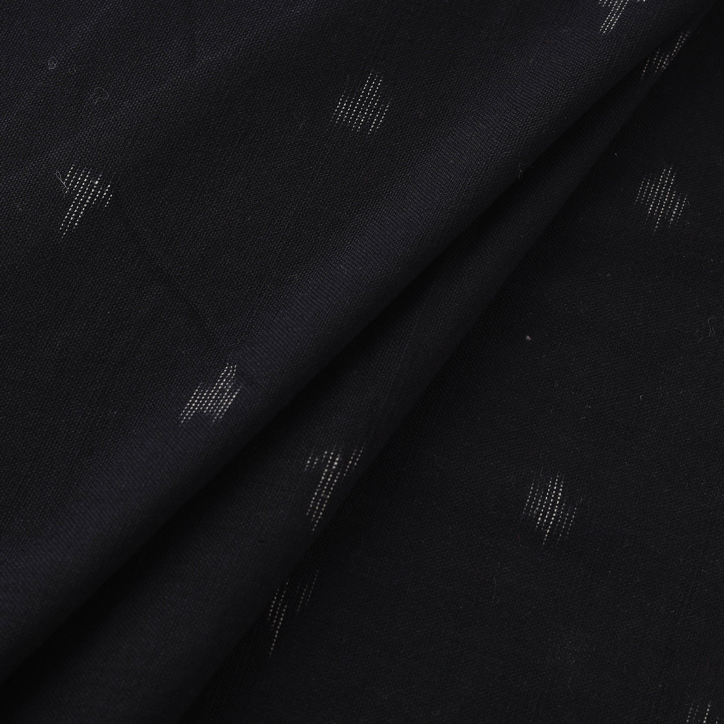 Pochampally Ikat Cotton Fabric with Kalamkari Border 01