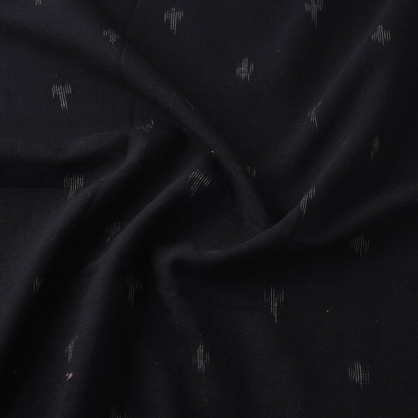 Pochampally Ikat Cotton Fabric with Kalamkari Border 01