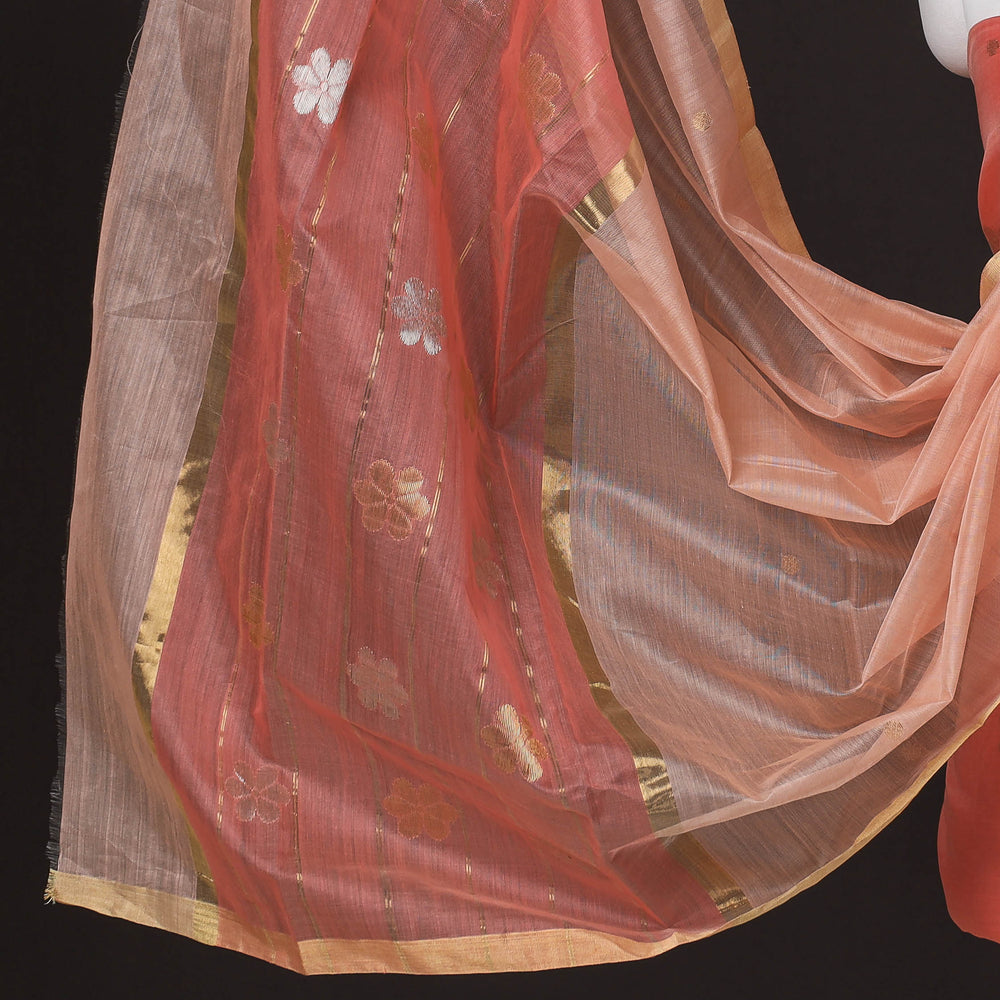 chanderi silk dress material