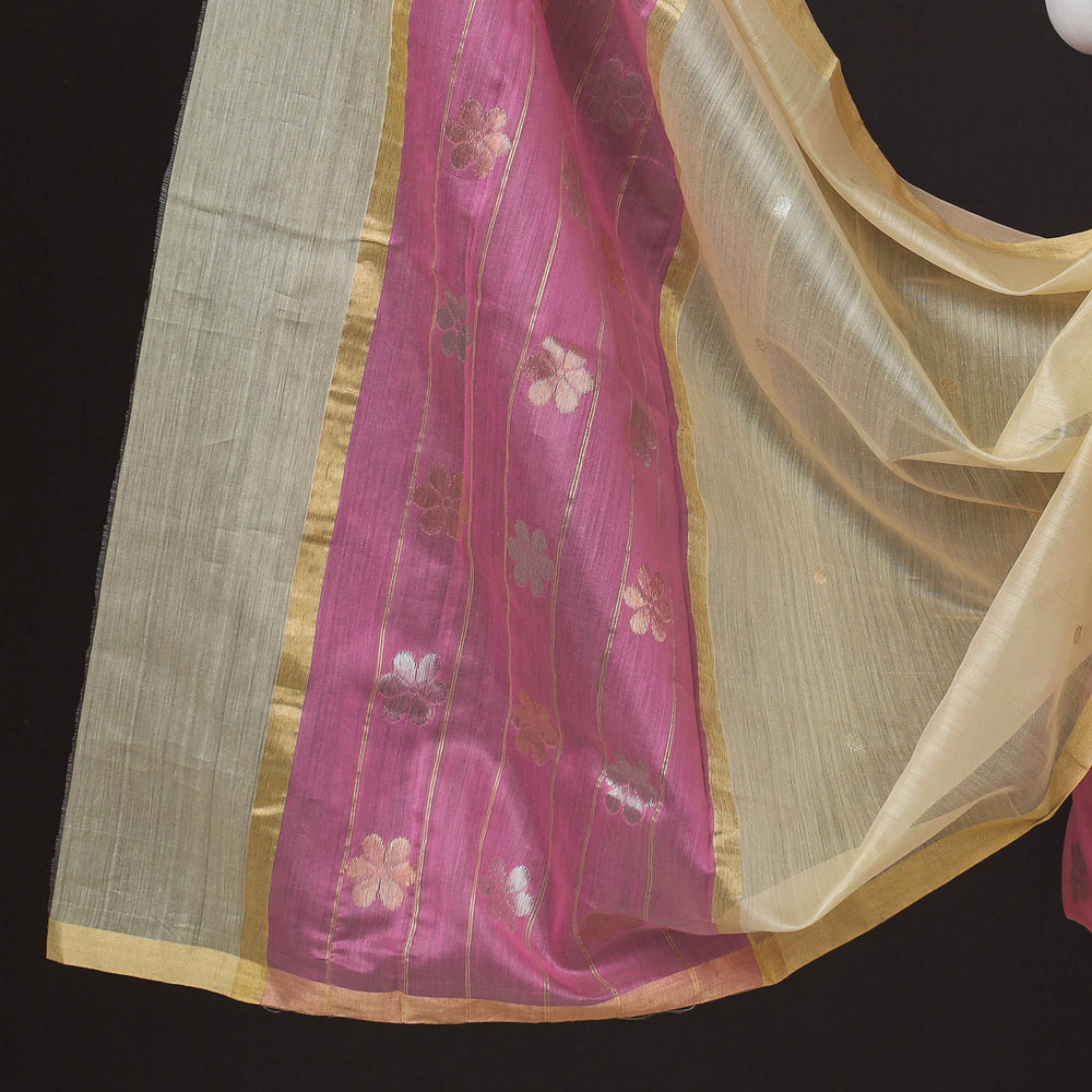 chanderi silk dress material