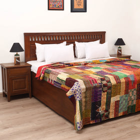 Multicolor - Khambadiya Tagai Patchwork Quilt / Gudri / Blanket 02
