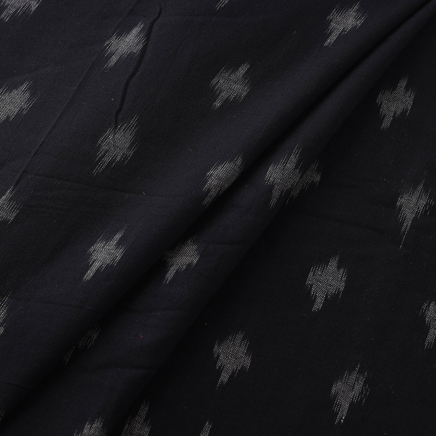 Pochampally Ikat Cotton Fabric with Kalamkari Border 03