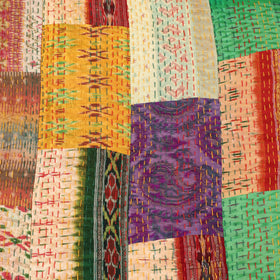 Multicolor - Khambadiya Tagai Patchwork Quilt / Gudri / Blanket 02