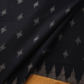 Pochampally Ikat Cotton Fabric with Kalamkari Border 04
