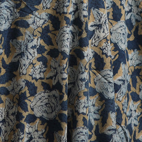 Multicolor - Ajrakh Vanaspati Hand Block Print Natural Dyed Cotton Fabric 07
