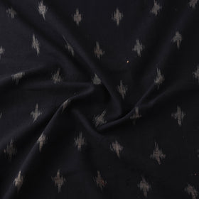 Pochampally Ikat Cotton Fabric with Kalamkari Border 04