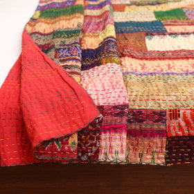 Multicolor - Khambadiya Tagai Patchwork Quilt / Gudri / Blanket 03
