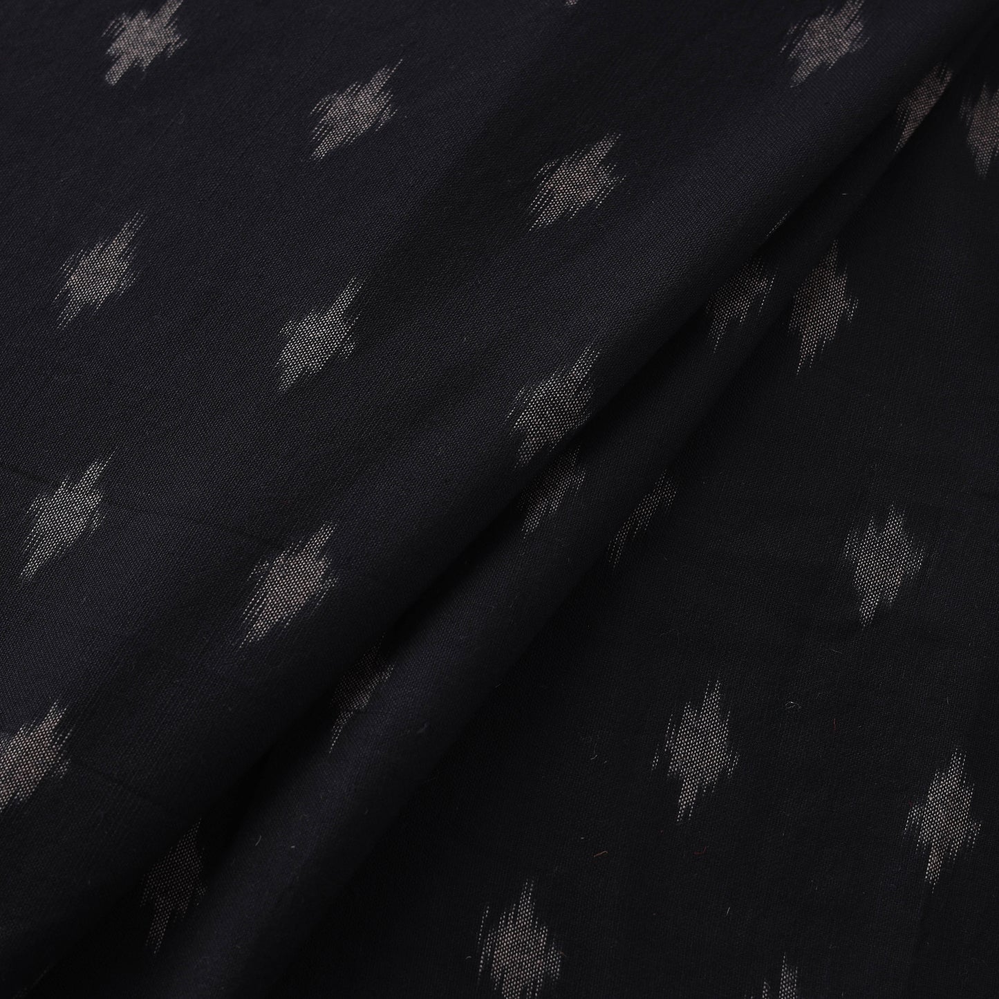 Pochampally Ikat Cotton Fabric with Kalamkari Border 05