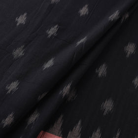 Pochampally Ikat Cotton Fabric with Kalamkari Border 06