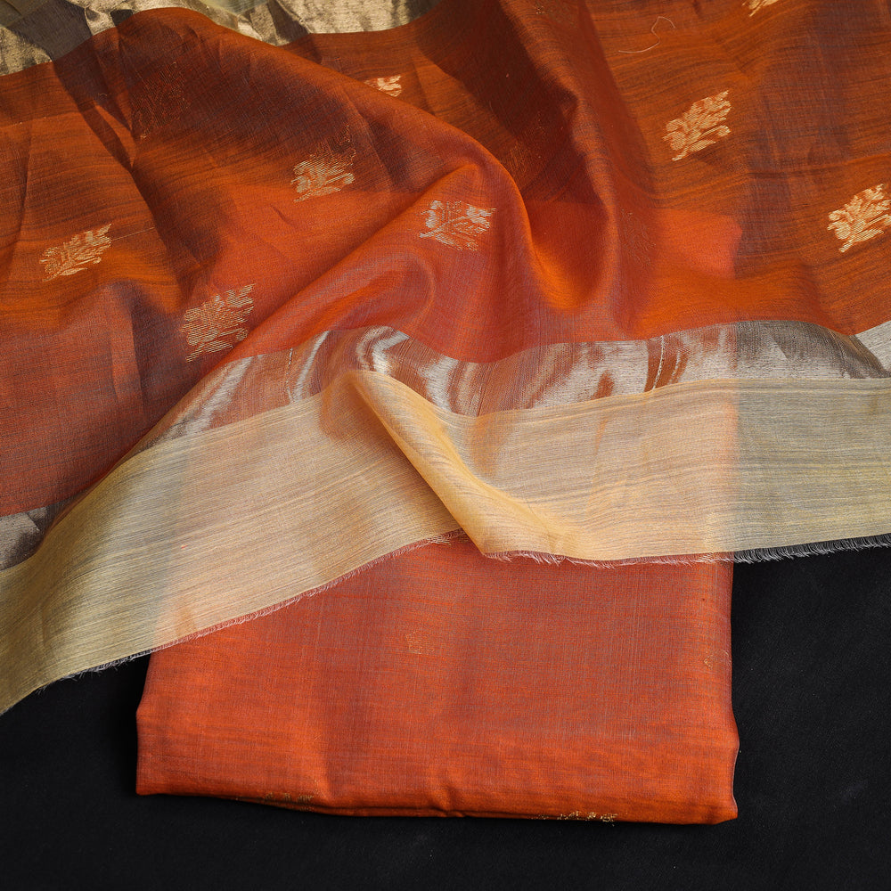 chanderi silk dress material