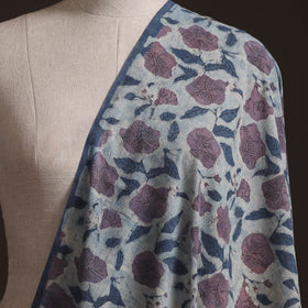 Ajrakh Vanaspati Hand Block Print Natural Dyed Cotton Fabric 11