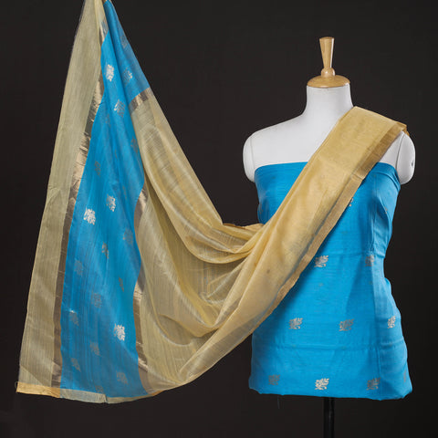 chanderi silk dress material