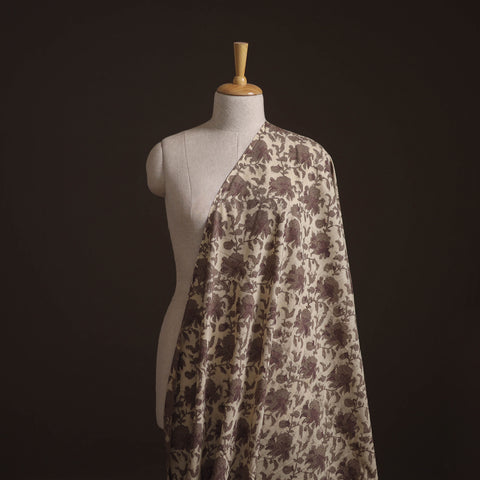 Ajrakh Vanaspati Hand Block Print Natural Dyed Cotton Fabric 12