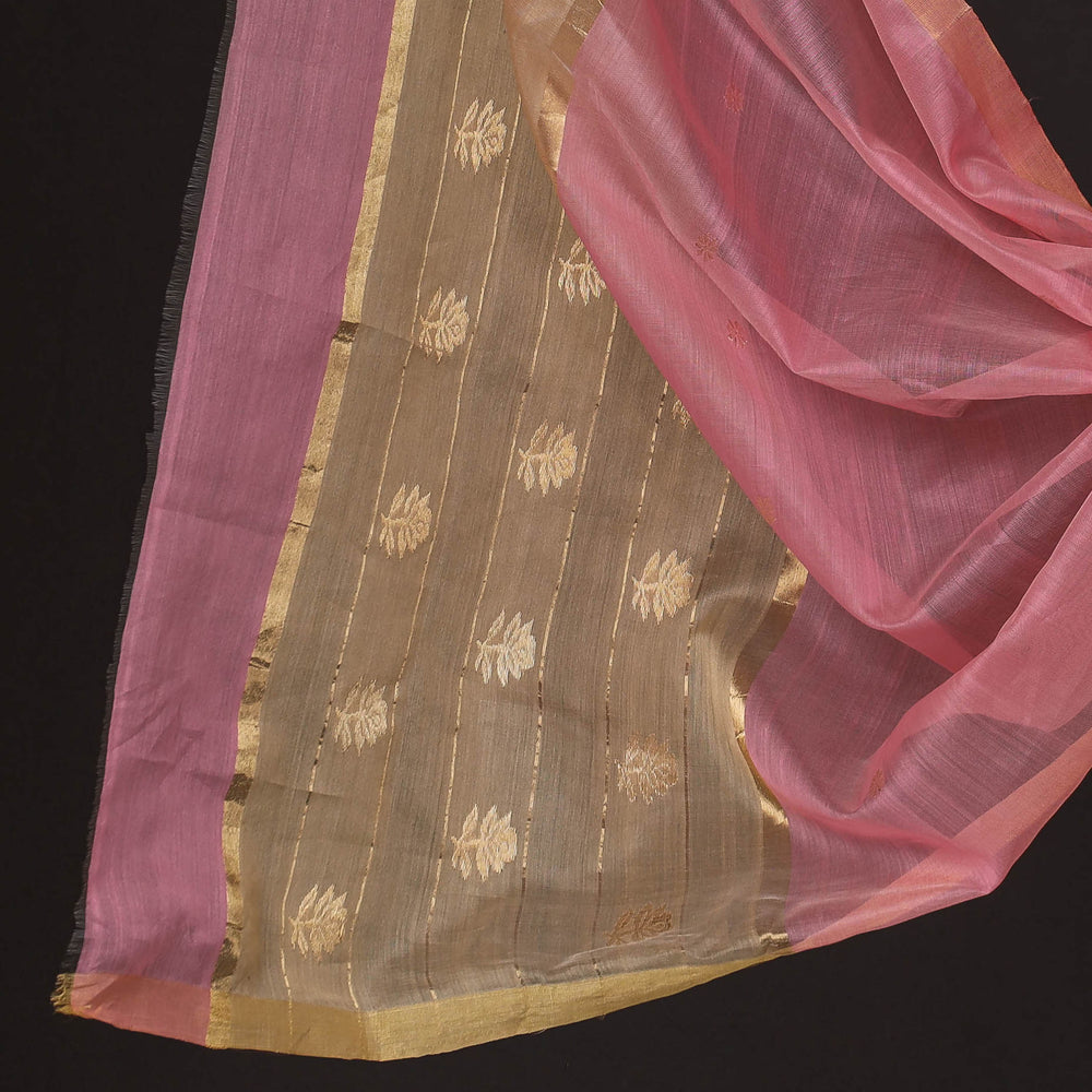 chanderi silk dress material