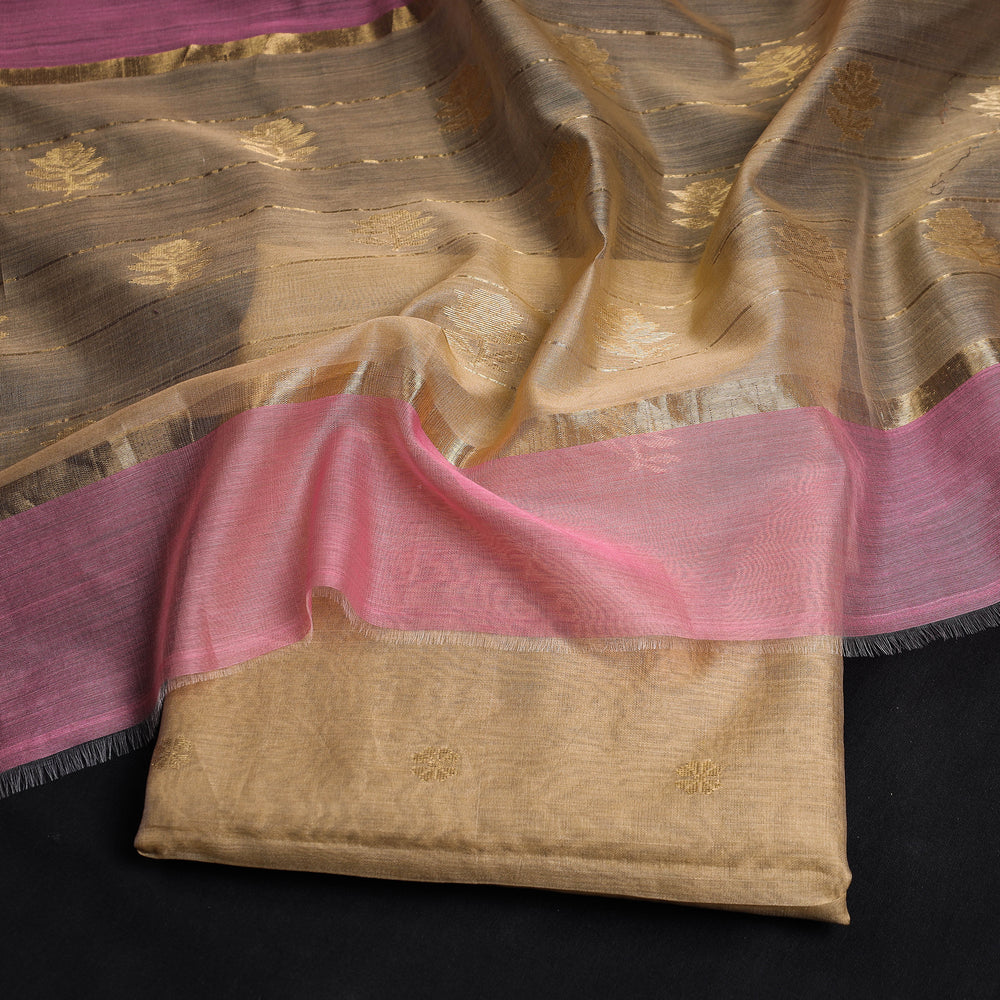 chanderi silk dress material