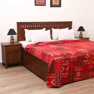Khambadiya Tagai Patchwork Quilt / Gudri / Blanket 06