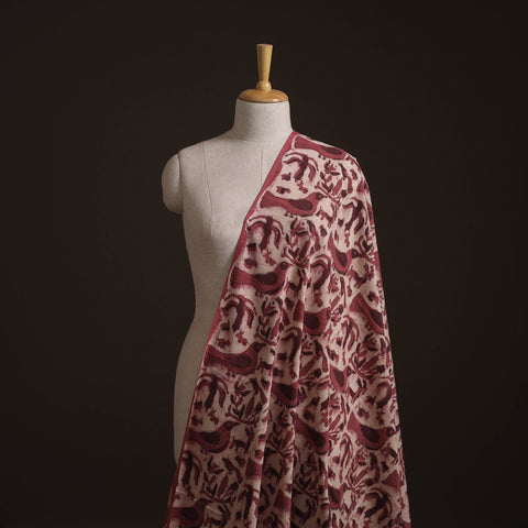 Ajrakh Vanaspati Hand Block Print Natural Dyed Cotton Fabric 16
