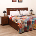 Multicolor - Khambadiya Tagai Patchwork Quilt / Gudri / Blanket 09