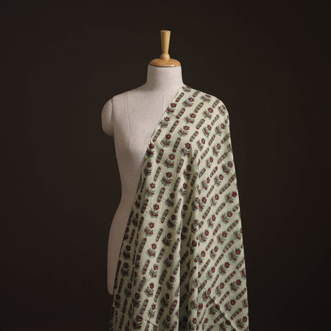 Ajrakh Vanaspati Hand Block Print Natural Dyed Cotton Fabric 20