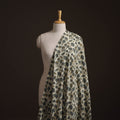 Green - Ajrakh Vanaspati Hand Block Print Natural Dyed Cotton Fabric 21