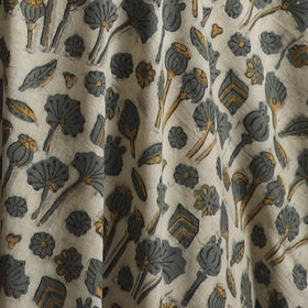 Green - Ajrakh Vanaspati Hand Block Print Natural Dyed Cotton Fabric 21