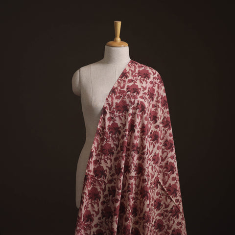 Ajrakh Vanaspati Hand Block Print Natural Dyed Cotton Fabric 23