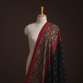 Pochampally Ikat Cotton Fabric with Kalamkari Border 02