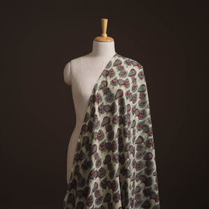 Ajrakh Vanaspati Hand Block Print Natural Dyed Cotton Fabric 25