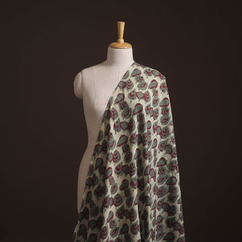 Ajrakh Vanaspati Hand Block Print Natural Dyed Cotton Fabric 25