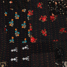 Black - Khambadiya Tagai Patchwork Quilt / Gudri / Blanket 15