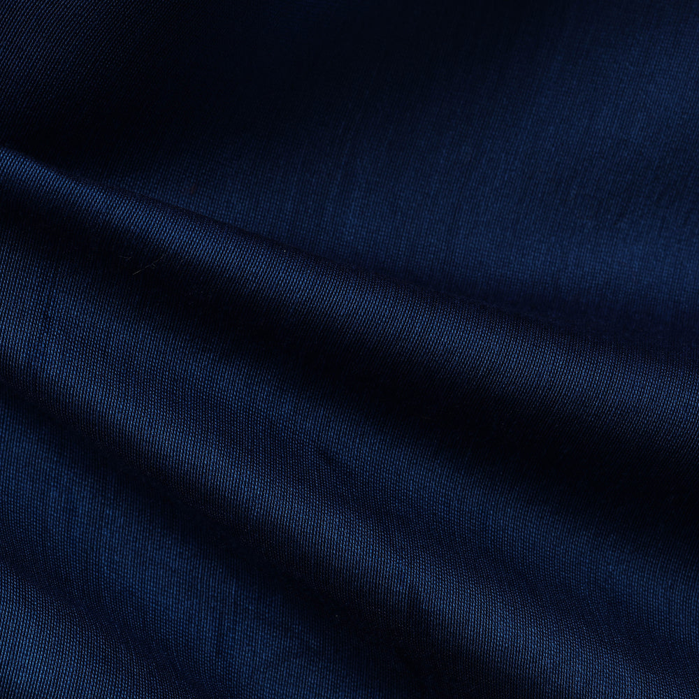 Blue - Shibori Tie-Dye Chanderi Silk Handloom Fabric