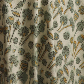 Ajrakh Vanaspati Hand Block Print Natural Dyed Cotton Fabric 27