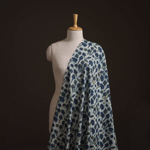 Ajrakh Vanaspati Hand Block Print Natural Dyed Cotton Fabric 29