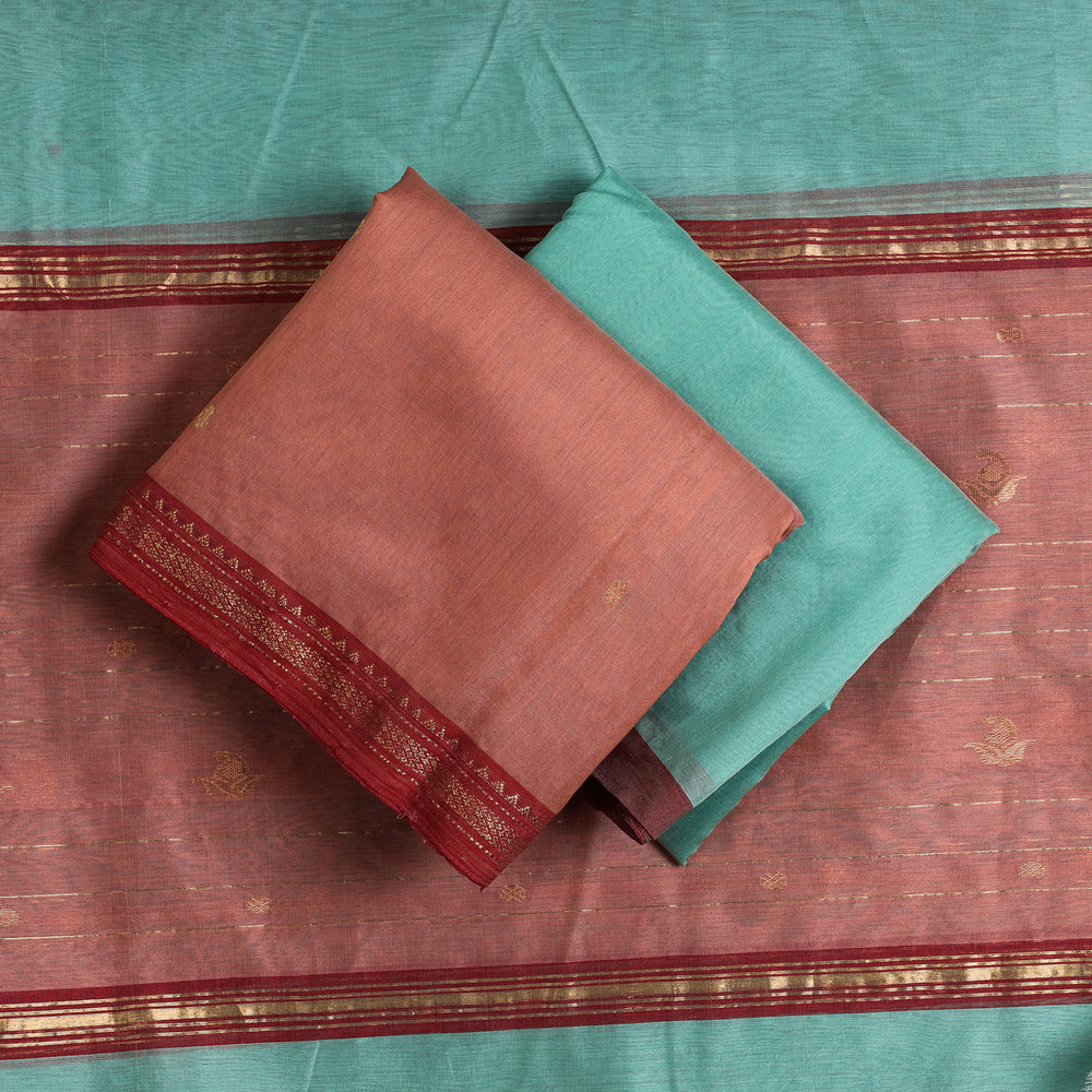 chanderi silk dress material