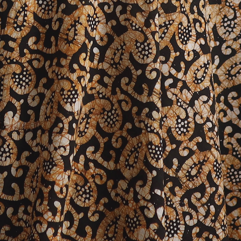 Kutch Hand Block Batik Print Pure Cotton Fabric 50