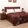 Brown - Khambadiya Tagai Patchwork Quilt / Gudri / Blanket 19