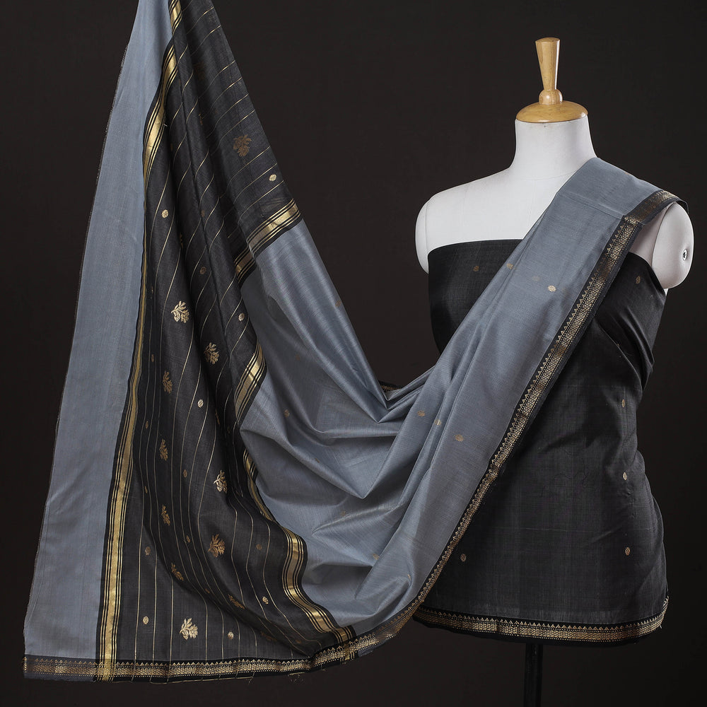 chanderi silk dress material