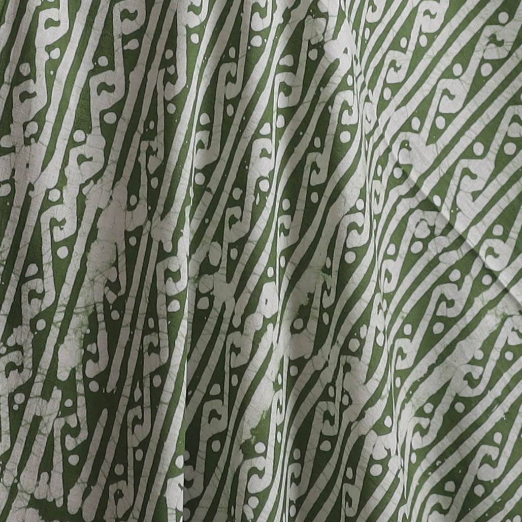 Kutch Hand Block Batik Print Pure Cotton Fabric 55