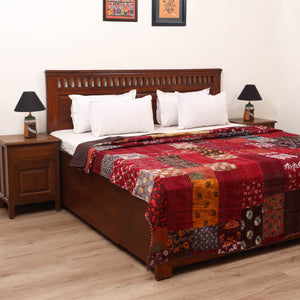 Khambadiya Tagai Patchwork Quilt / Gudri / Blanket 21