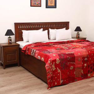 Khambadiya Tagai Patchwork Quilt / Gudri / Blanket 22
